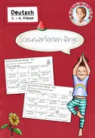 Vorschau - Spiele - Bingo Sommerferien | Deutsch-Spiel Klasse 1-4 - Deckblatt
