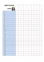 Aperçu - Outils du professeur - Liste de classe / d'élèves modifiable - Page 1