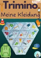 Vorschau - Spiele - Trimino Meine Kleidung (Lernspiel) - Deckblatt