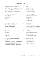 Vorschau - Text - Arbeit DaZ/DaF - Einfache Lesetexte zum Deutsch lernen - Seite 3