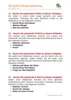 Vorschau - Arbeitsblätter - ÖIF_A2/B1_Schreiben und Leseverstehen_4 Emails - Deckblatt