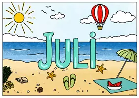 förhandsvisning - Juli – Målarbild och affisch - sida 1