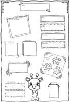 Vorschau - Arbeitsblätter - Steckbrief Giraffenklasse 🦒– Druckvorlage zum Ausfüllen | Kennenlernmaterial Grundschule ✏️📄 - Seite 1