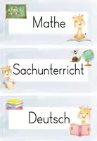 Vorschau - Poster - Tagestransparenzen Giraffenklasse, Klassentier, Stundenplan, Tagesablauf - Seite 2