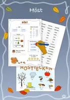 förhandsvisning - Höst – Berätta och färglägg 🍂 - försättsblad