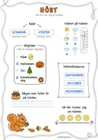 förhandsvisning - Höst – Berätta och färglägg 🍂 - sida 3