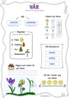 förhandsvisning - Vår – Berätta och färglägg 🌸 - sida 3
