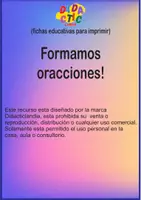 Vista previa - Juegos / Gamificación - Formando oraciones - página 2
