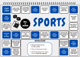 Vorschau - Spiele - Sports Conversation Board Game English Games - Seite 1