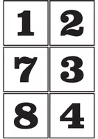 Vista previa - Juegos / Gamificación - Tarjetas de numeración inicial - página 2