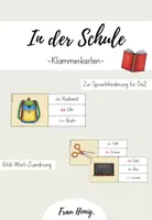 Vorschau - Spiele - Materialpaket DaZ Wortschatzarbeit "In der Schule" - Seite 1