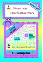 förhandsvisning - 10-kompisar Läsorm och Memory - försättsblad