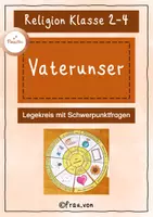 Vorschau - Stundenentwürfe - Legekreis Vaterunser mit Schwerpunktfragen - Deckblatt