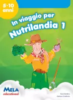 anteprima - Schede informative - IN VIAGGIO PER NUTRILANDIA libro con canzoni - Pagina di copertina