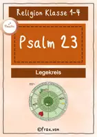 Vorschau - Bildkarten - Legekreis Psalm 23 - Der Herr ist mein Hirte - Deckblatt