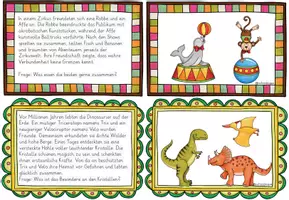 Vorschau - Fördermaterial/Inklusion - Lese-Klappkarten zur Förderung des Leseverständnisses - Seite 2