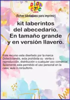 Vista previa - Juegos / Gamificación - Kit letras laberinto - página 1