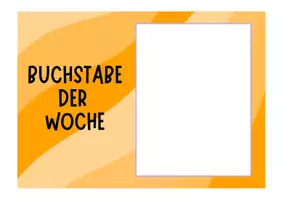 Vorschau - Mal- und Bastelvorlagen - Buchstabe der Woche: Plakat zum Aufhängen und austauschen - Seite 2