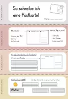 Vorschau - Arbeitsblätter - Postkarten schreiben - Tafelmaterial, Arbeitsblätter, Checkliste, Postkartenfächer - Seite 2