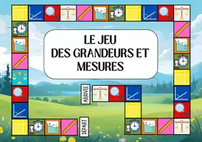 Aperçu - Jeux - Jeu de plateau grandeurs et mesures - Page de couverture