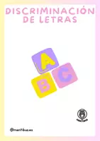 Vista previa - Refuerzo / NEE / Materiales de apoyo - ABECEDARIO - Discriminación de letras - Portada
