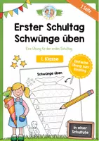 Vorschau - Arbeitsblätter - Schwünge in Schultüte üben (Erster Schultag) - Deckblatt