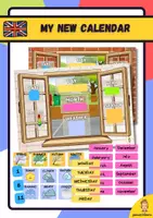 anteprima - Materiale di supporto/inclusione - Il mio nuovo calendario di inglese - Pagina di copertina