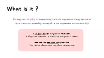 Попередній перегляд - English Grammar "Be going to" presentation (pptx/pdf) - Сторінка 2