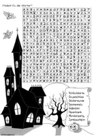 Vorschau - Arbeitsblätter - Halloween Rätsel Grundschule | Rätselheft | Arbeitsblätter | Herbst | Halloween - Seite 3