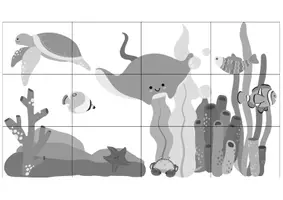 Aperçu - Jeux - 4x puzzles 12 pièces (Thème sous l'océan) - Page 2