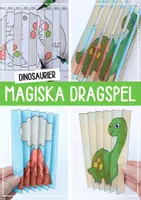 förhandsvisning - Magiska dragspel (agamograf) - tema dinosaurier - försättsblad