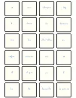 Aperçu - Cartes / Images - Cartes jeu avec mots-outils niveau cp - Page 1