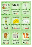Vorschau - Spiele - Lesespiel nach Buchstabeneinführung Ä, Ö, Ü, Äu | Grundschrift - Seite 3