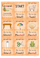 Vorschau - Spiele - Lesespiel nach Buchstabeneinführung Sch | Grundschrift - Seite 3