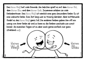 Vorschau - Stundenentwürfe - Farbenlehre (Farben aufhellen): Geschichten über Farben- Heft und Poster - Seite 3