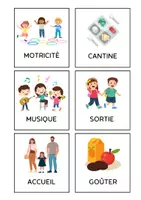Aperçu - Affichage - Étiquettes emploi du temps - Page de couverture
