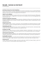 Vorschau - Arbeitsblätter - Novalis - Hymnen an die Nacht - Deckblatt