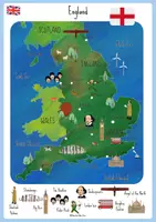 Aperçu - Affichage - UK maps - Un set de 5 cartes illustrées sur le Royaume-Uni - Page 3