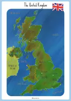 Aperçu - Affichage - UK maps - un bundle de 5 cartes sur le Royaume-Uni - Page de couverture