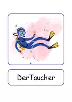 Vorschau - Mal- und Bastelvorlagen - XXL Lesekarten/Bildkarten Berufe - DaZ/DaF, Deutsch (Grundschule) - Seite 3