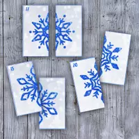 Vorschau - Stationenlernen - ❄️ Schneesterne Puzzle Winter visuelle Wahrnehmung - Deckblatt