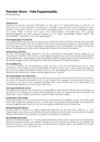 Vorschau - Arbeitsblätter - Theodor Storm - Pole Poppenspäler - Deckblatt