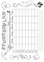Vorschau - Anderer Materialtyp - Stundenplan Vorlage - Erster Schultag / Schulanfang - Seite 2