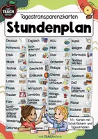 Vorschau - Anderer Materialtyp - Tagestransparenz-/Tafelkarten Schultag - Deckblatt
