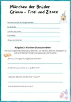 Vorschau - Arbeitsblätter - Märchen Klasse 5/6: Märchenrätsel - Seite 2