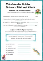 Vorschau - Arbeitsblätter - Märchen Klasse 5/6: Märchenrätsel - Seite 3