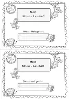 Vorschau - Arbeitsblätter - Deutsch Lesen lernen 1. Klasse Leseheft, Arbeitsblätter Buchstaben, Silben - Seite 2