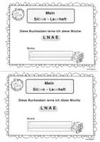Vorschau - Arbeitsblätter - Deutsch Lesen lernen 1. Klasse Leseheft, Arbeitsblätter Buchstaben, Silben - Seite 3