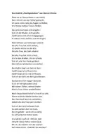 Vorschau - Arbeitsblätter - Das Gedicht „Nachtgedanken“ von Heinrich Heine - Seite 1