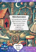 Vorschau - Arbeitsblätter - Märchen Klasse 5/6: Märchenrätsel - Deckblatt